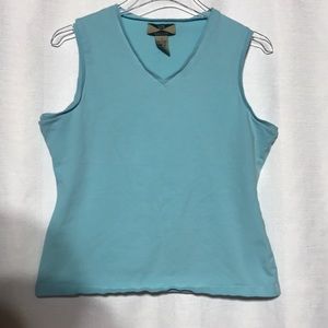 Tee - Sleeveless Aqua